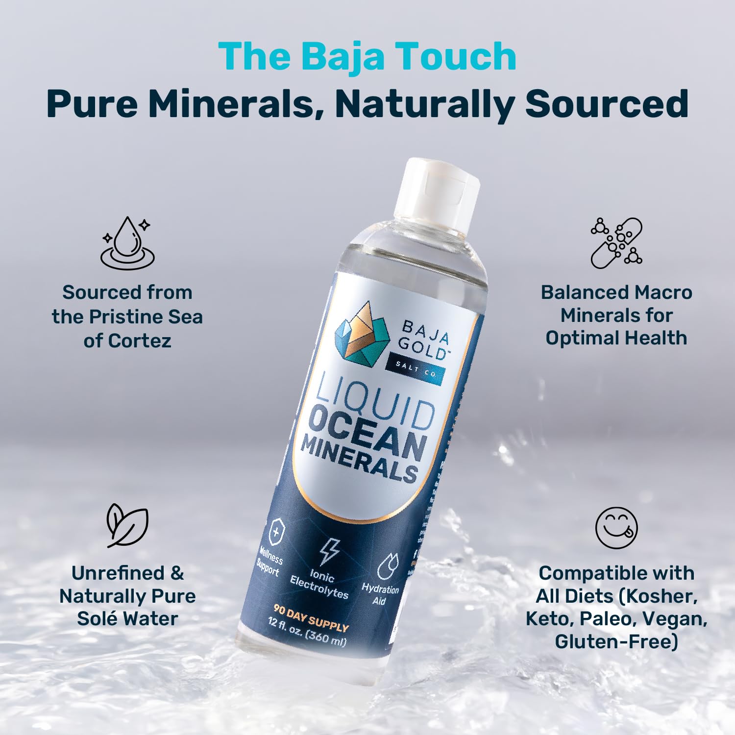 Baja Gold Ocean Power Sport Electrolytes 8-pack