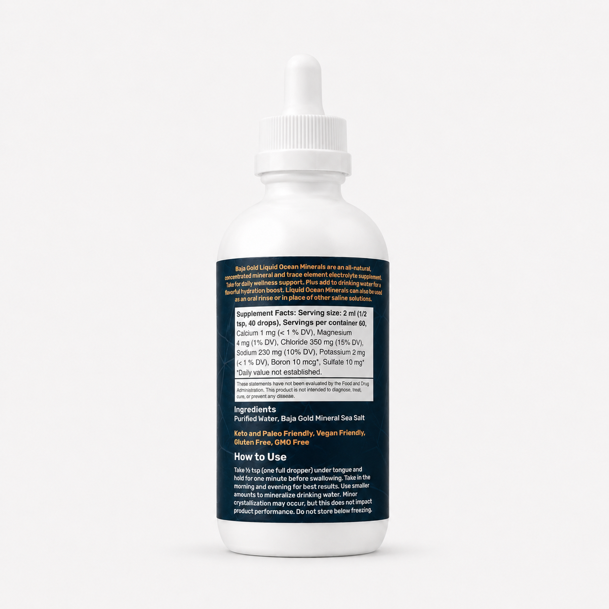 Baja Gold Liquid Ocean Electrolytes